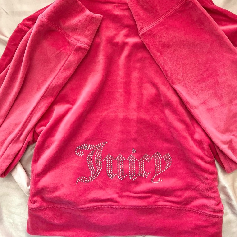 Juicy Couture Pink Velour Jacket